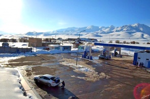 Suusaiyr. Gas station GazProm. Webcams Bishkek