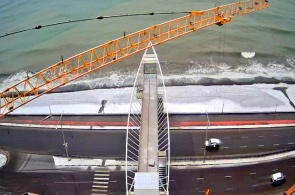 Tamar Mepe Avenue. Angle 3. Batumi webcams online