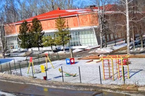 Microdistrict Dubitel. Sports ground. Webcams Mozhga online